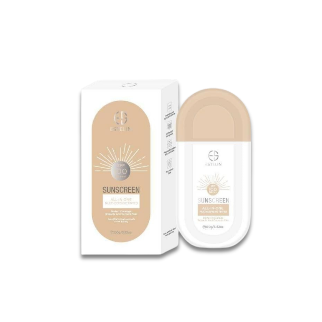 Estelin SPF 100 All-in-One Tinted Sunscreen (100g)