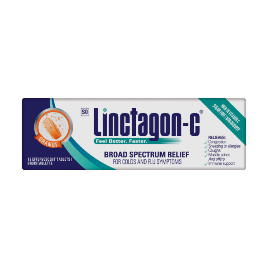 Linctagon-C Effervescent Tablets – Immune Support & Cold Relief (12’s)
