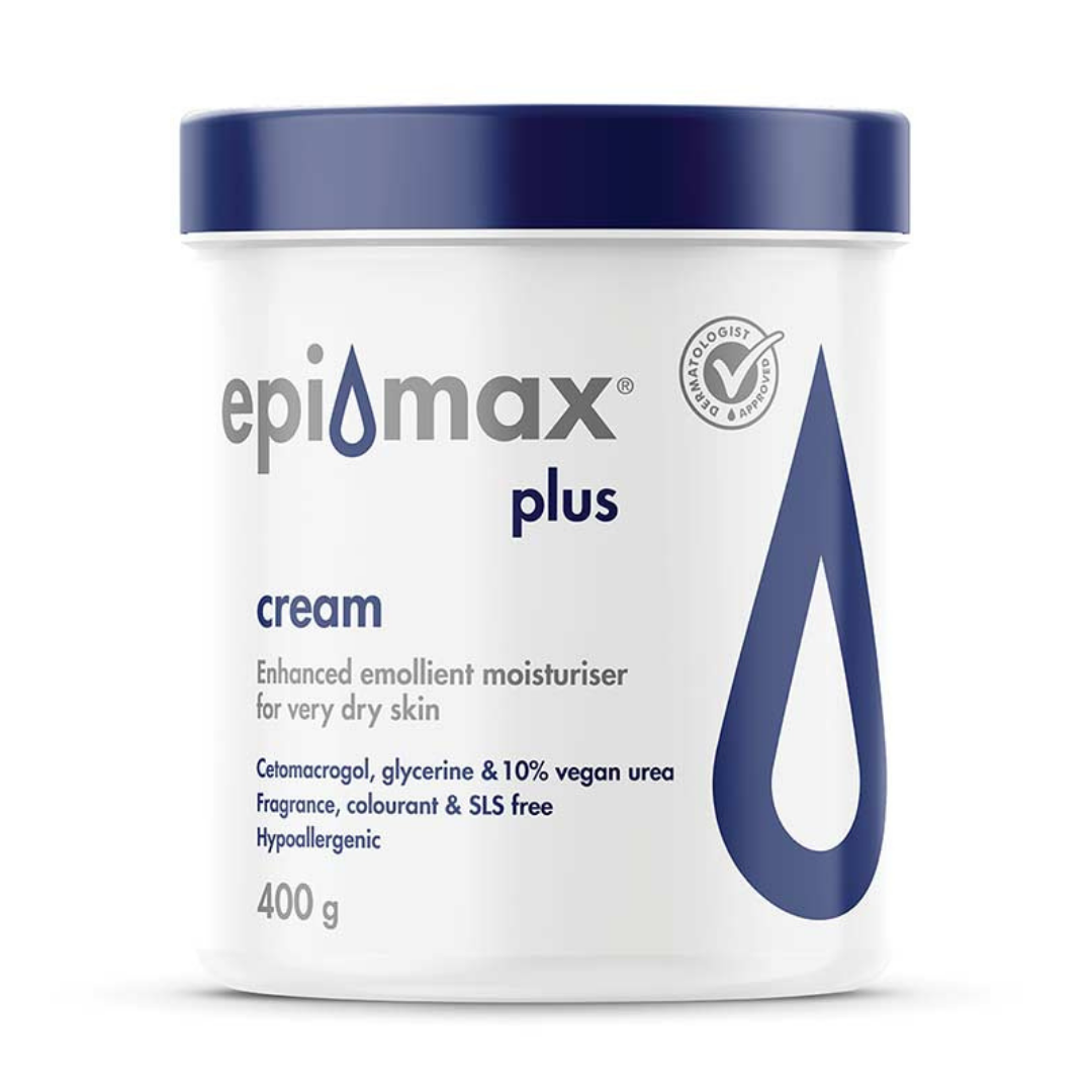 Epi-Max Plus Body Cream 400g intensive moisturiser for very dry skin with urea and glycerine