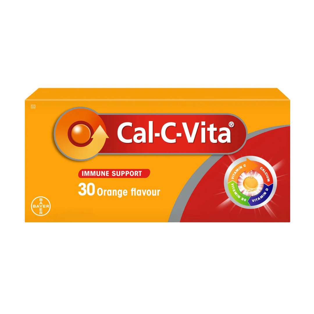Cal-C-Vita Immune Support Effervescent Tablets – 1000mg Vitamin C (30's)