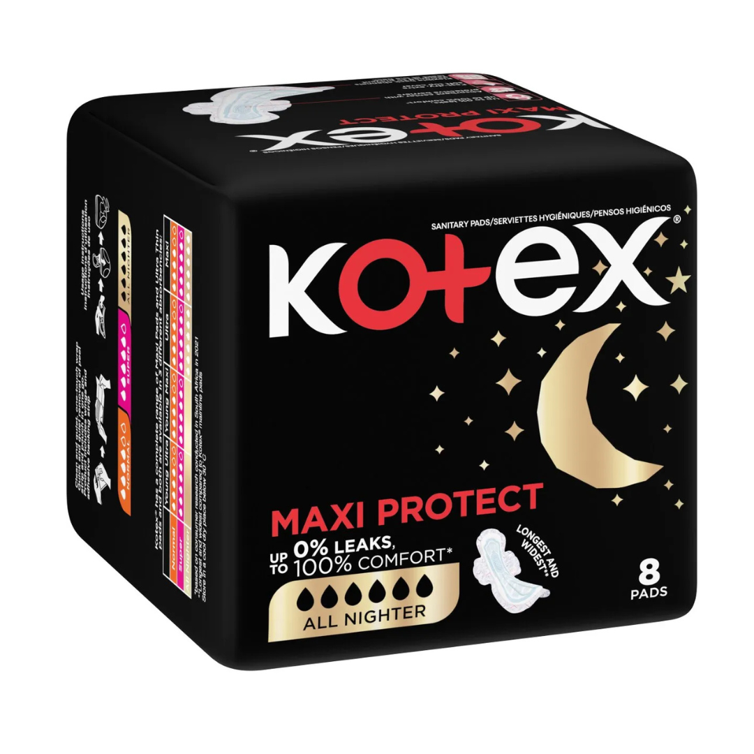 Kotex Maxi Thick Pads with Wings (8's / 10's)