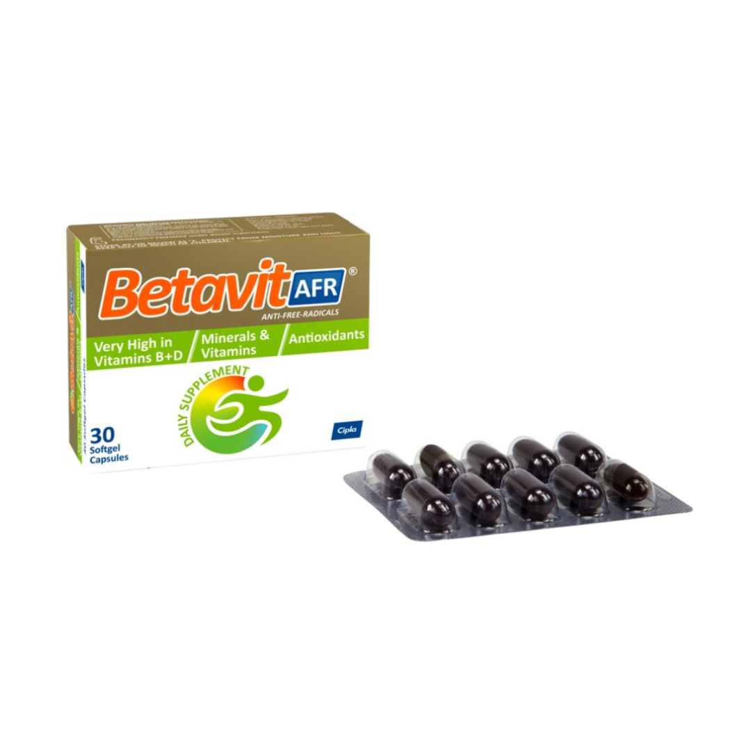Betavit AFR Capsules (30's) | Antioxidant Multivitamin
