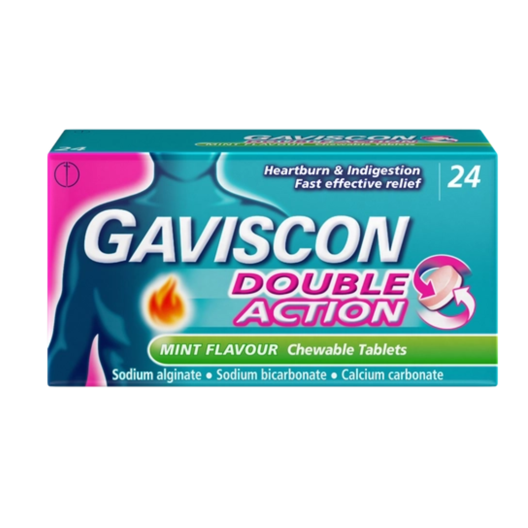 Gaviscon Double Action Chew Tabs 24’s