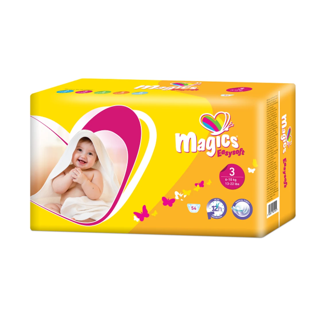 Diapers Baby Magics Easysoft 3 Midi 54’s
