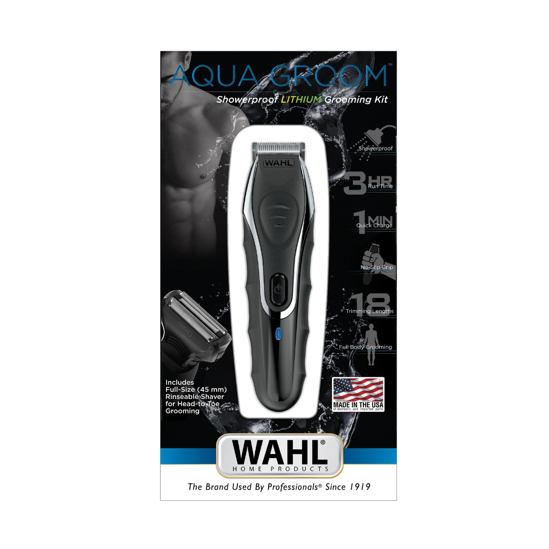 Wahl Aqua Groom Showerproof Lithium Grooming Kit