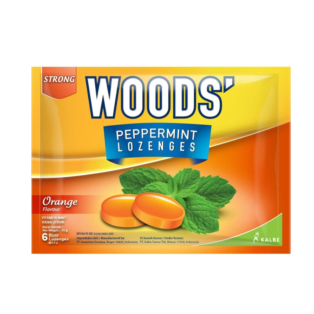 Woods Peppermint Lozenges 45g
