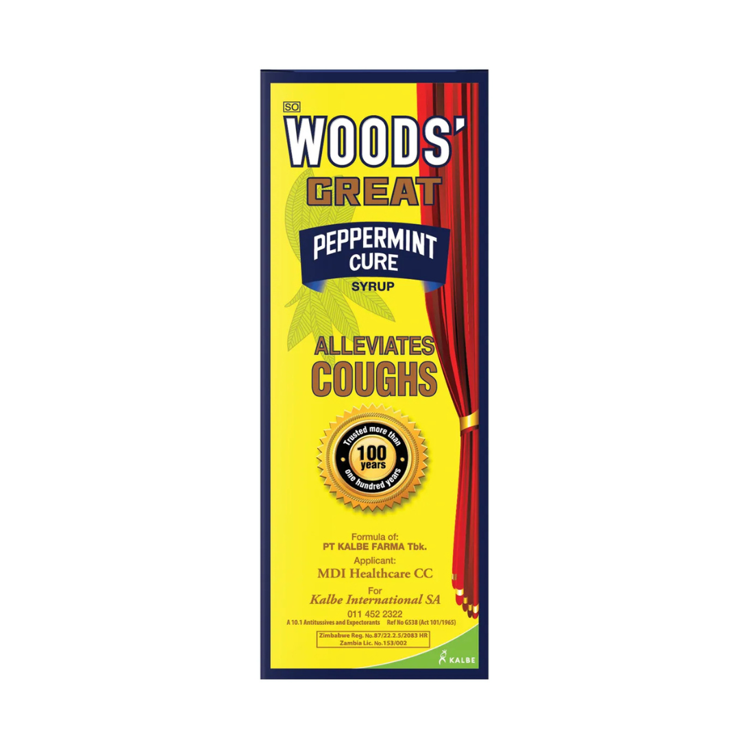 Woods Great Peppermint Syrup 100ml
