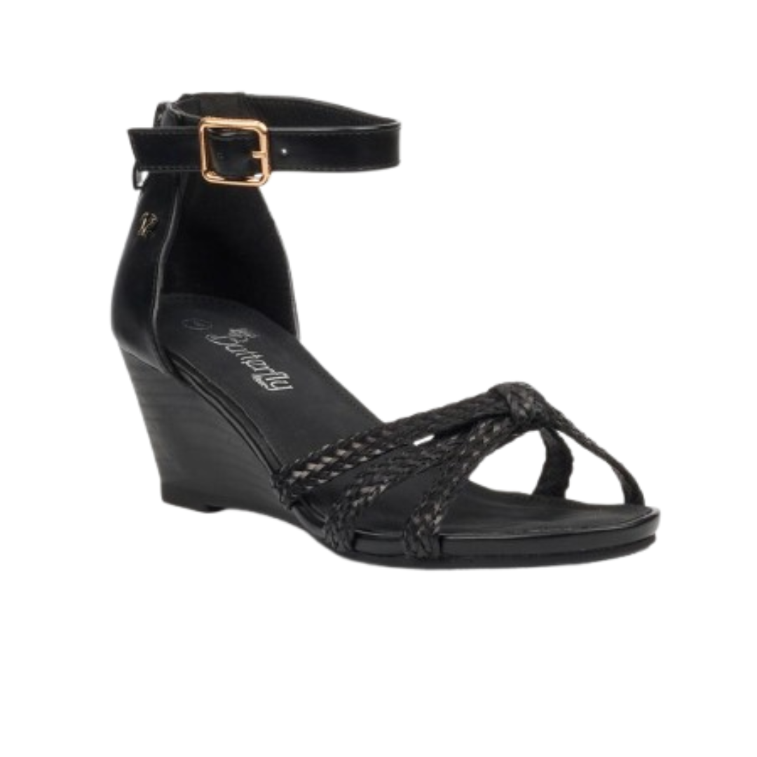 DC Shani 11 Ankle Strap Heel - Black