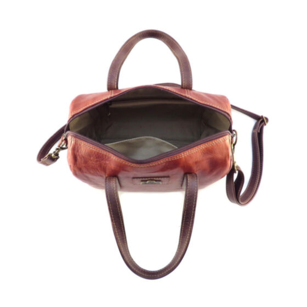 Der Lederhandler Riana Stiff Tobacco/Dark brown