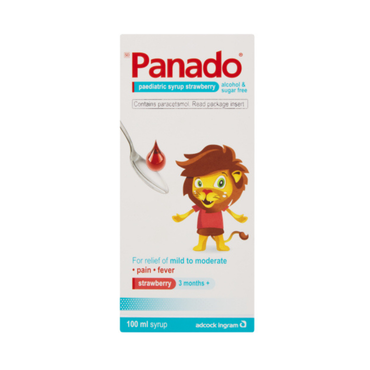Panado Paediatric Syrup – Strawberry Flavour (100ml)