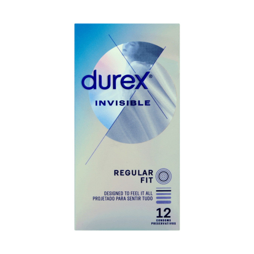 Durex Invisible Regular Fit 12's