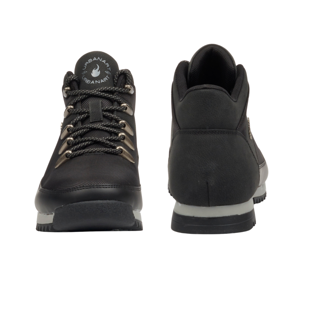 UrbanArt Crocco 32 Nylon / Faux Nubuck Ankle Boots - Black
