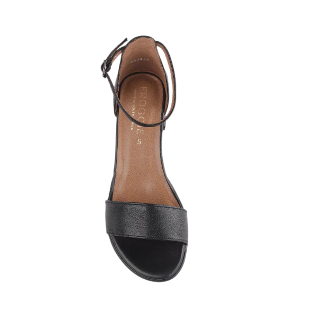 Froggie 11879 Ankle Strap Block Heel