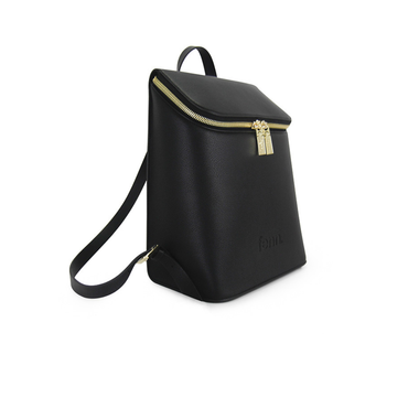 Fenn Backpack Black with Gold Zip