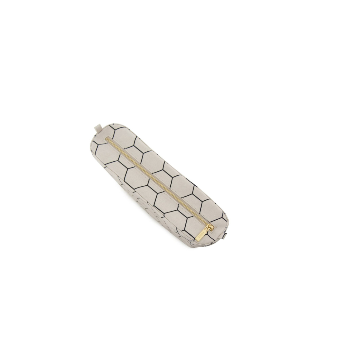 Fenn Petite Hexagon Pattern Inner with a Gold Zip