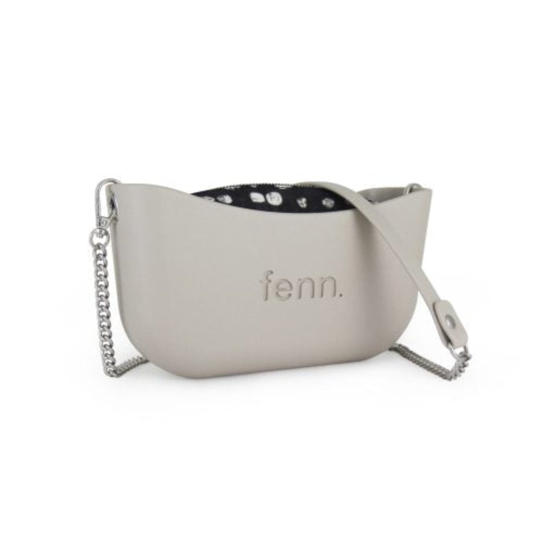 Fenn Mushroom Pattern 70 Inner Silver Zip – Mushroom/ Silver Chain