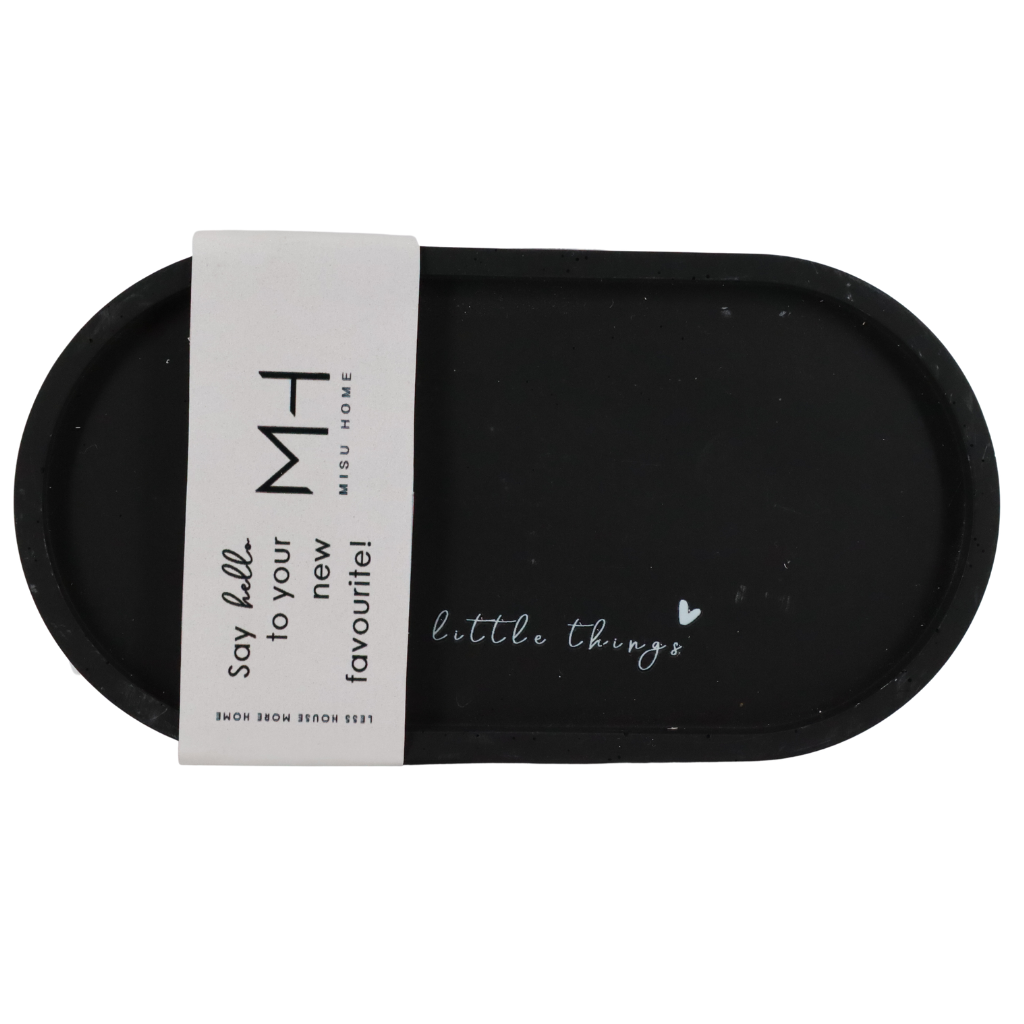 Misu Black Oval Trinket