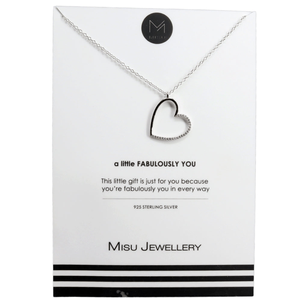 Misu Jewellery Heart Stopper necklace
