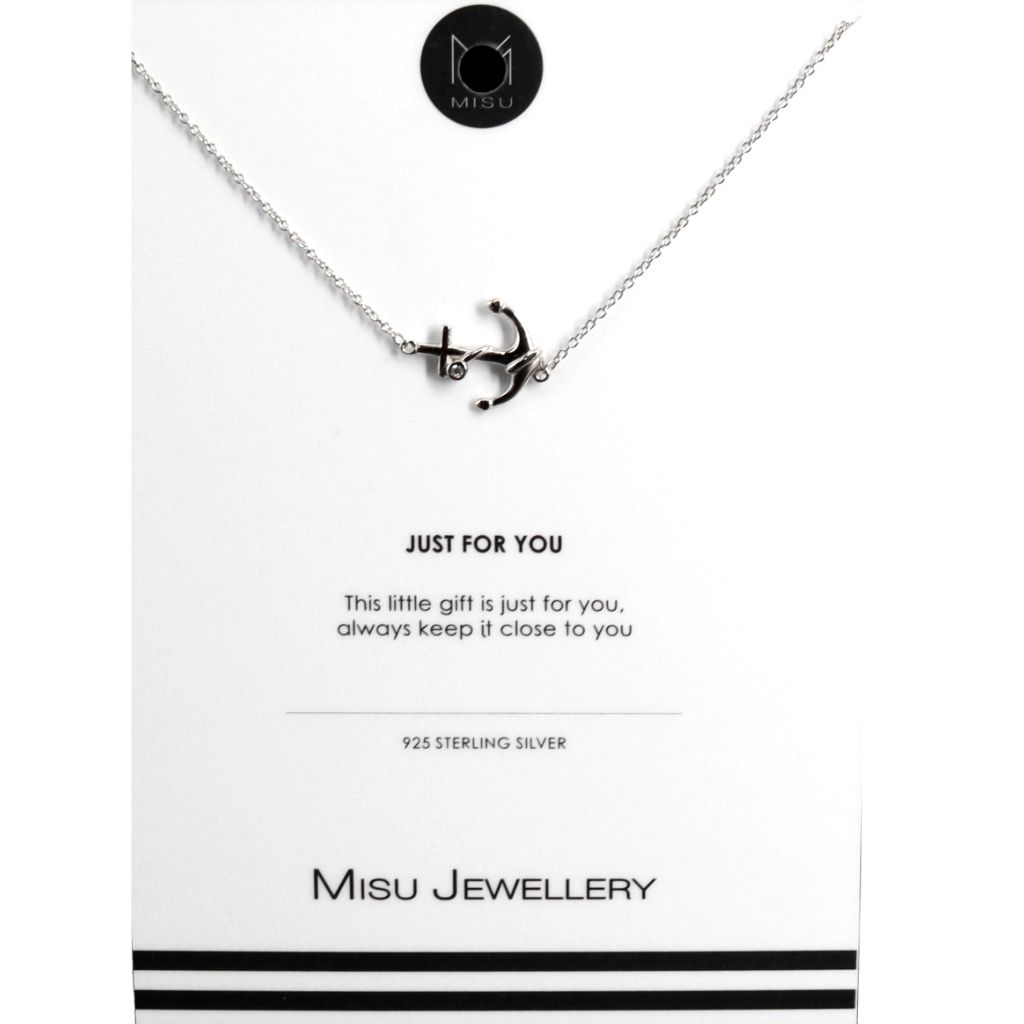 Misu Silver Anchor necklace