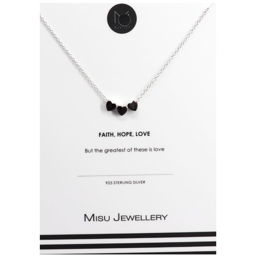 Misu 3 Hearts necklace