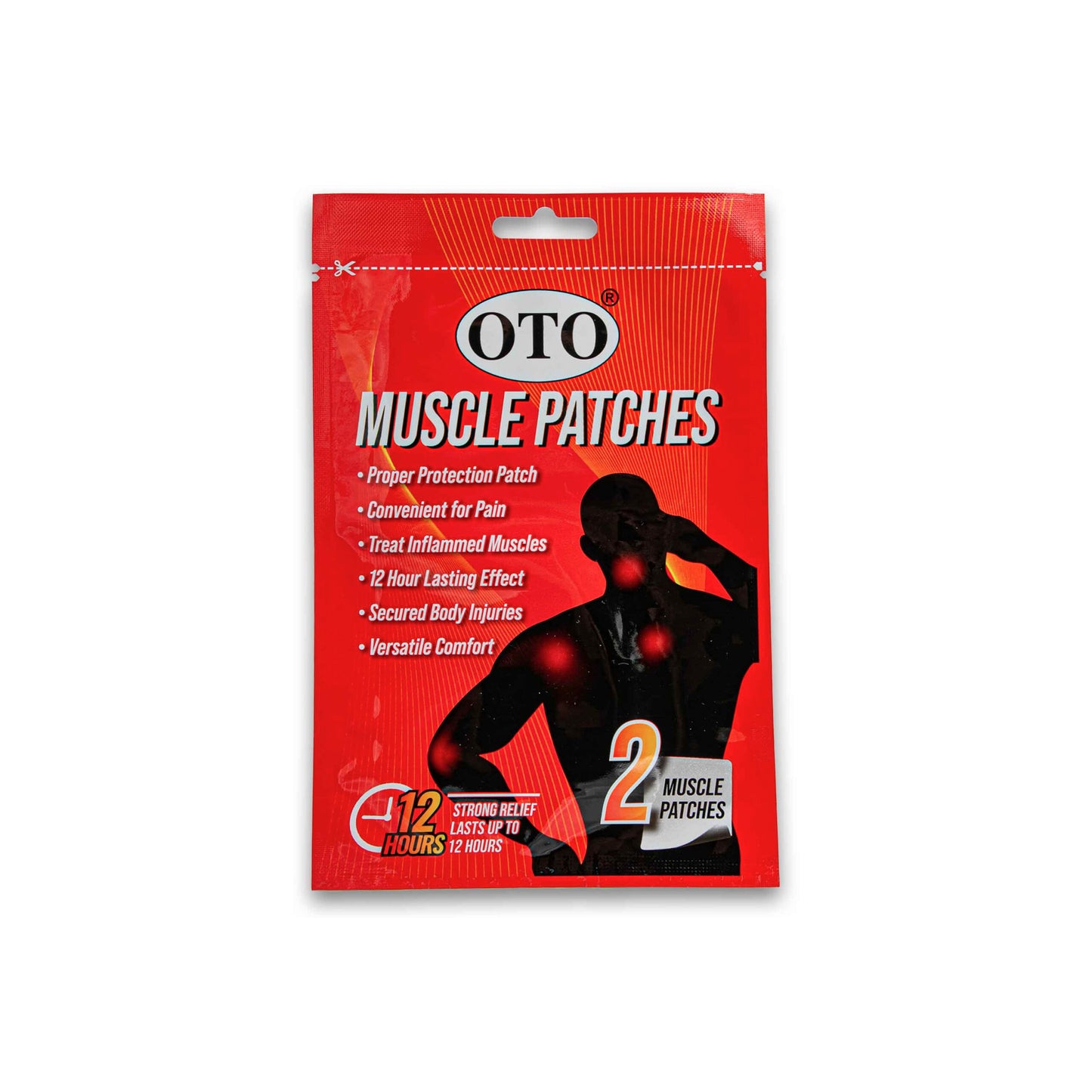 OTO Muscle Patches 2‑Pack – Fast Relief for Inflamed Muscles