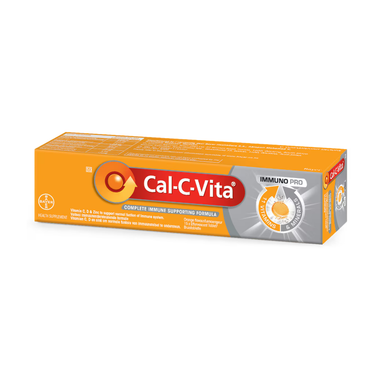 Cal-C-Vita Immune Support Effervescent Tablets – 1000mg Vitamin C (30's)