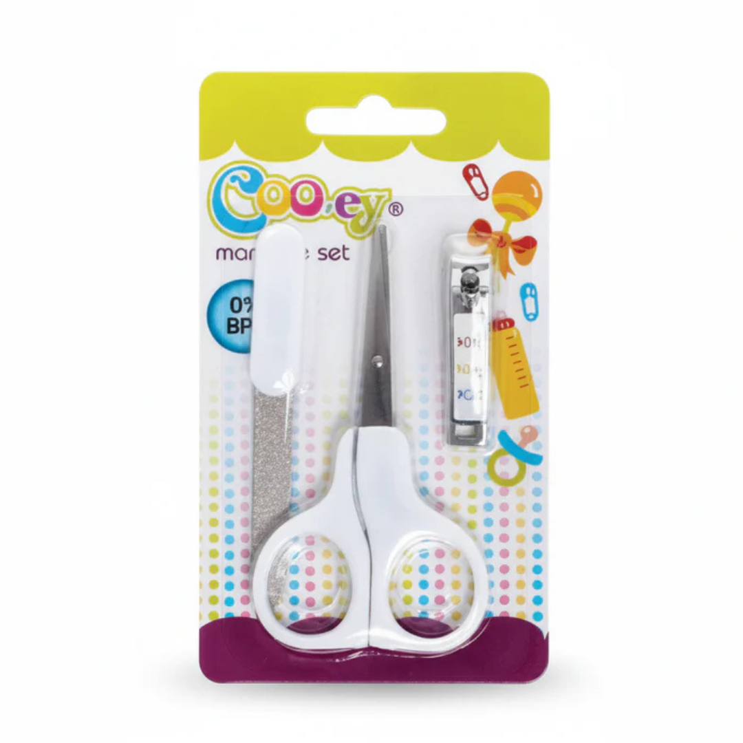 AZ Décor Cooey Baby Manicure Set with precision tools for safe newborn nail care