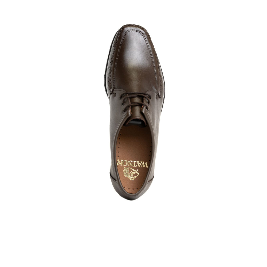 Watson Alan Leather Formal Lace-Up – Dark Brown