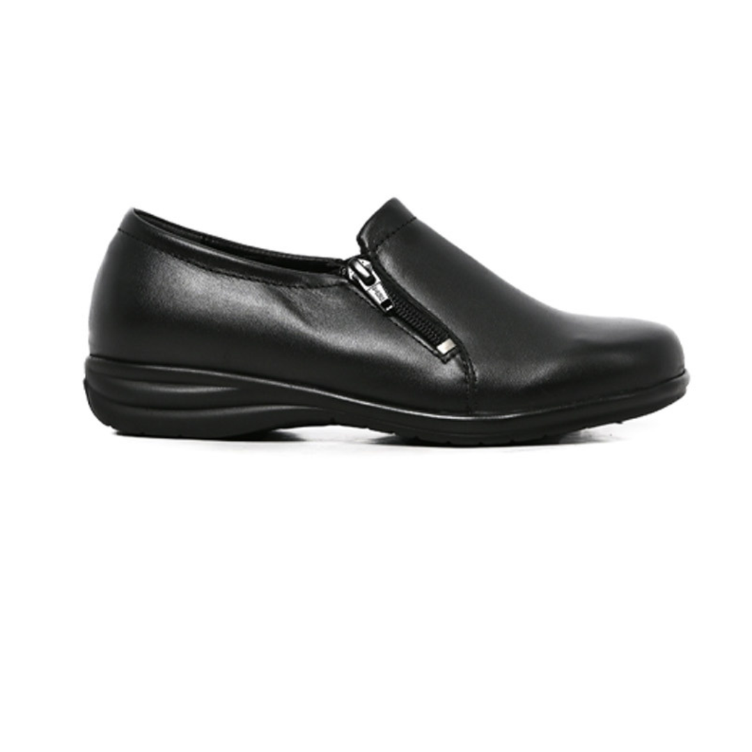 Young Klinik Jane Casual Black Slip-On