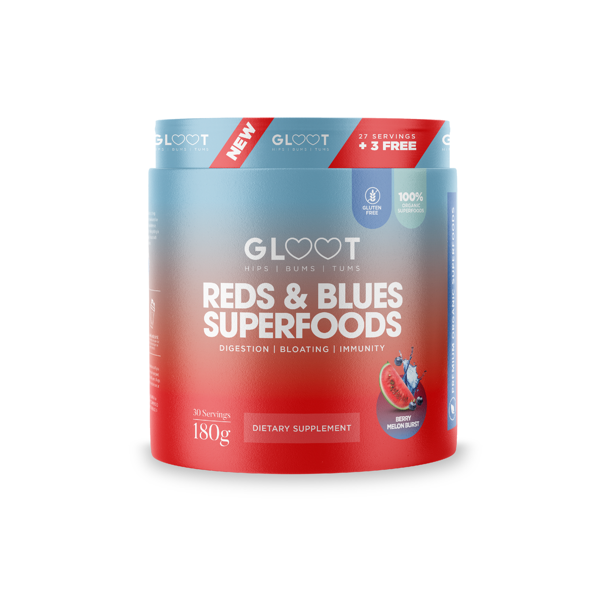 Gloot Reds & Blues Superfoods - Berry Melon Burst