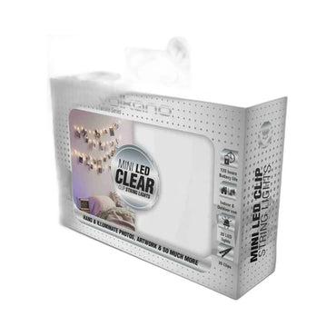 Volkano Twinkle Series Clear Photo Clips with LED Lights