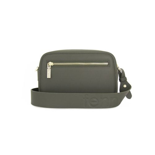 Fenn Crossbody Army Green – Gold Zip