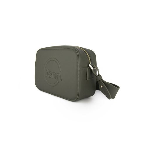 Fenn Crossbody Army Green – Gold Zip