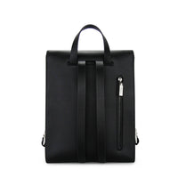 Fenn Backpack Black with Silver Zip