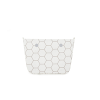 Fenn Petite Hexagon Shape Pattern Inner with Gold Zip
