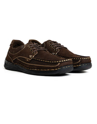 Grasshoppers Messi Casual Lace-Up - Chocolate