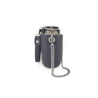 Fenn Charcoal  Bag - Silver Chain