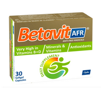Betavit AFR Capsules (30's) | Antioxidant Multivitamin
