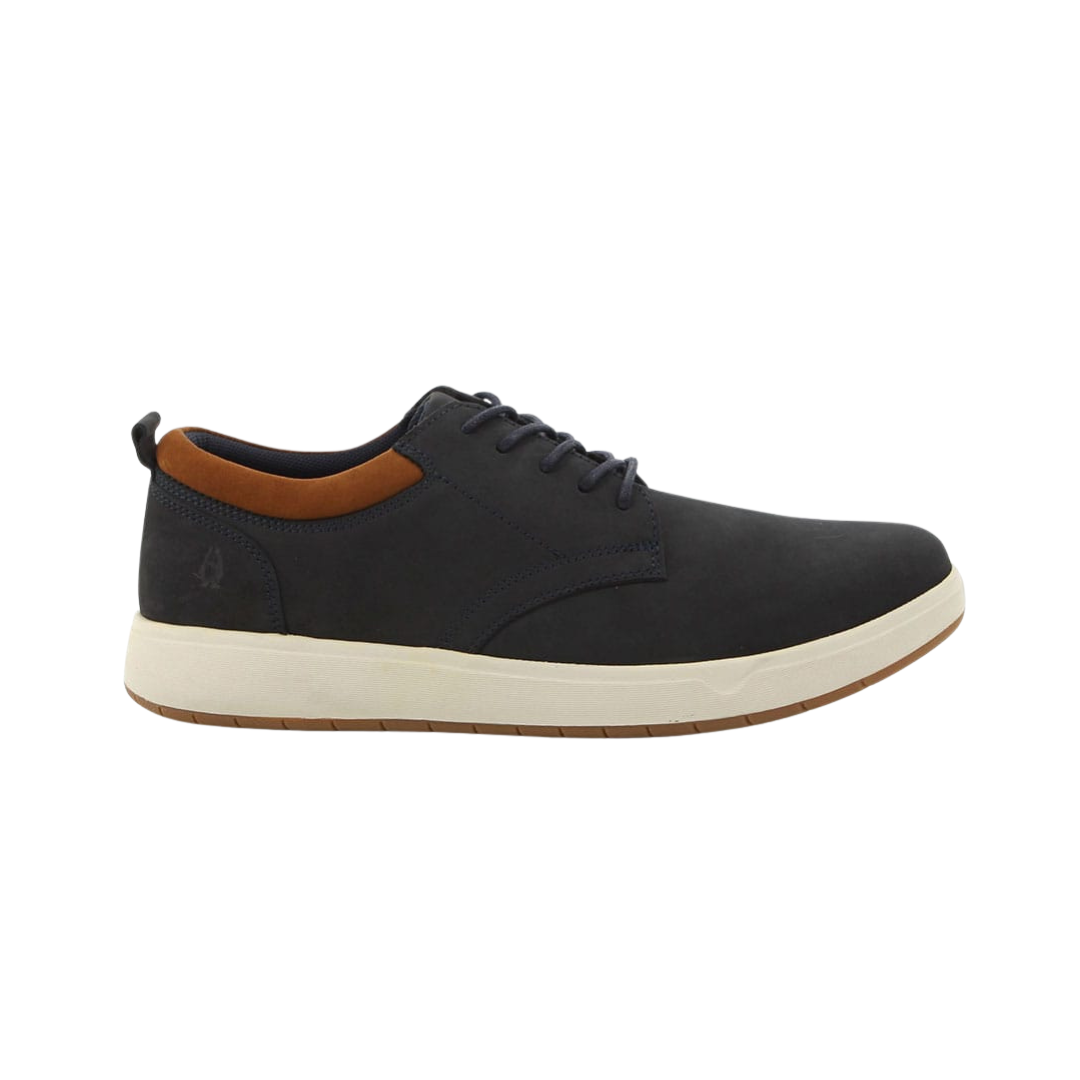 Hush Puppies Bowen navy nubuck lace-up casual shoes for men
