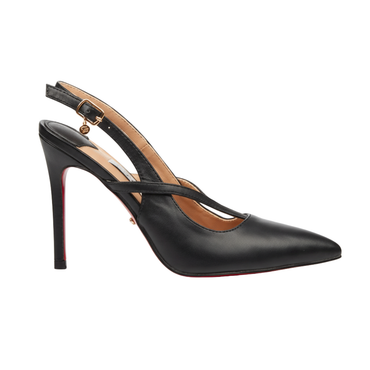 Miss Black DC Lola 60 Slingback Court Heel, Black