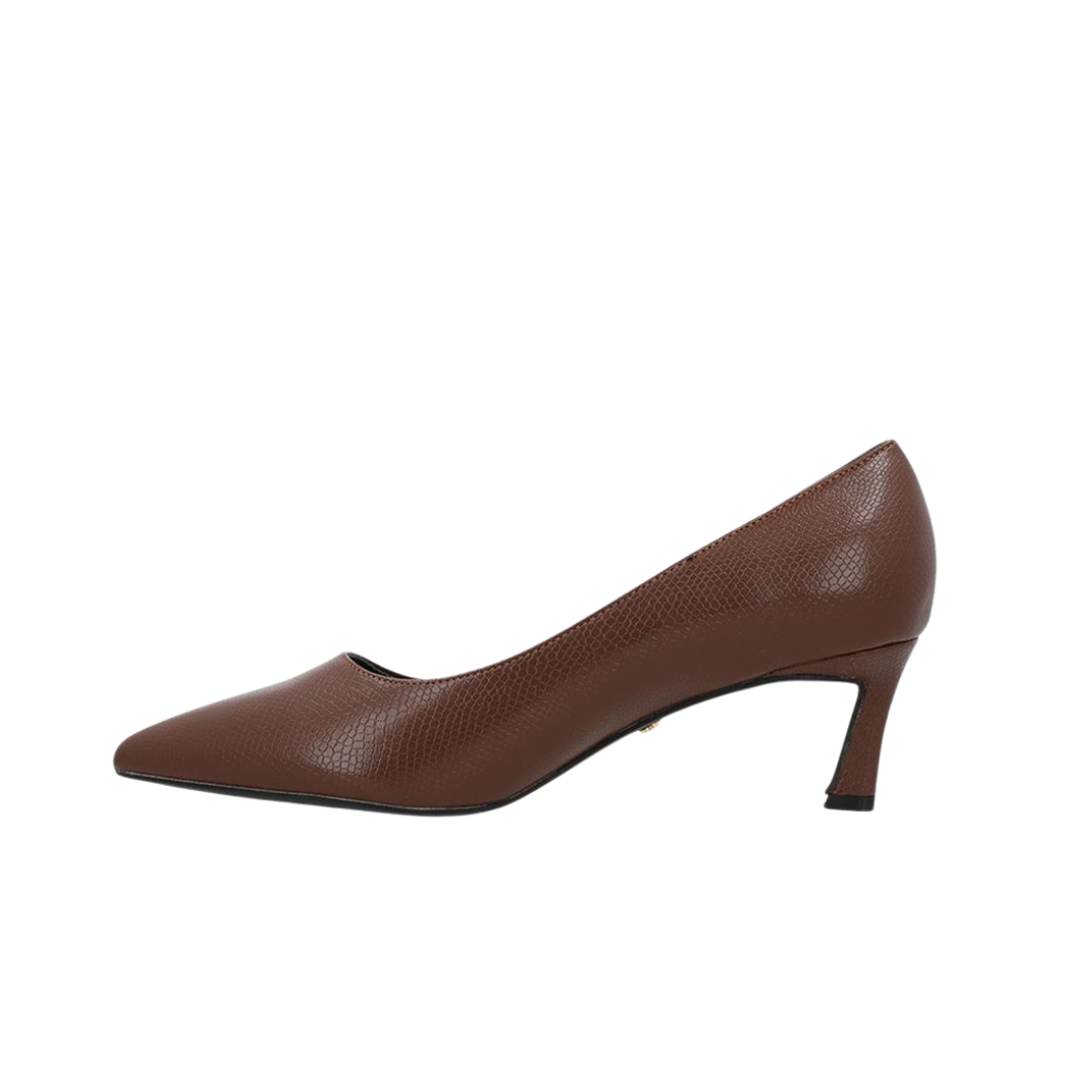 Angelica 1 Court Heel - Chocolate