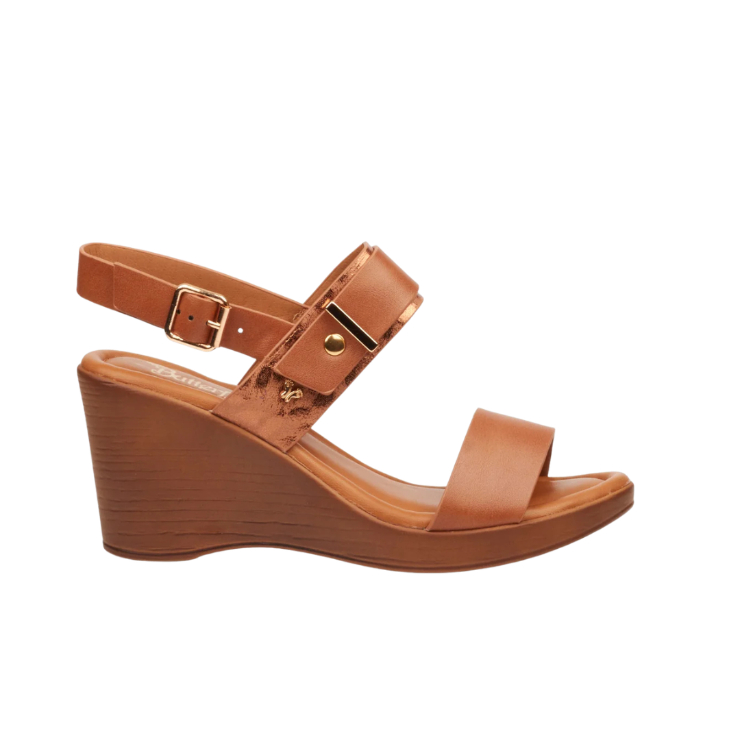 Butterfly Feet Allora 4 Wedge - Tan