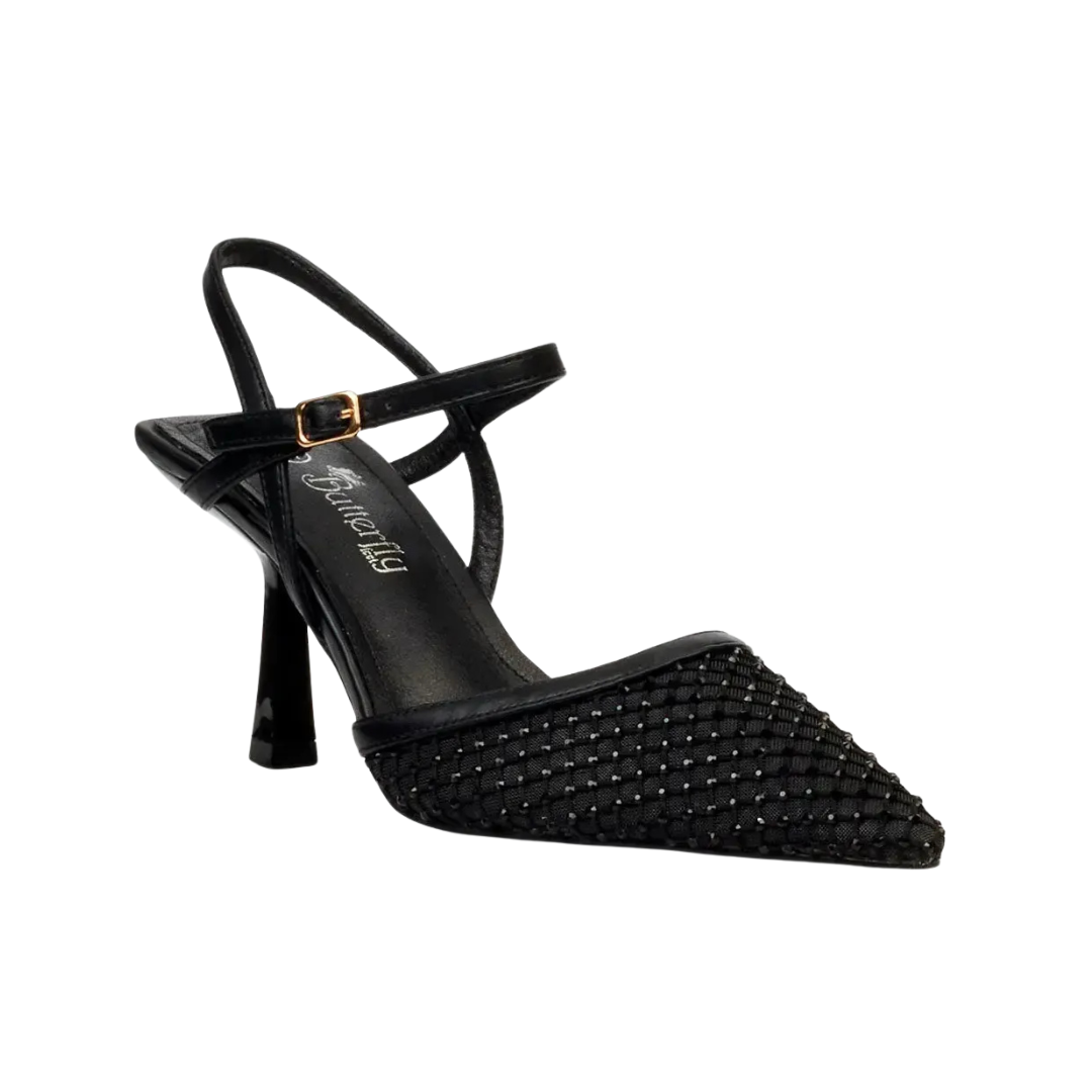 Butterfly Feet Catrina 1 Heels Black