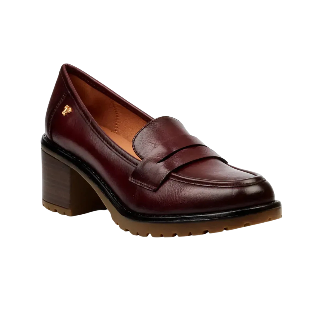 DC Noxer 9 High Block Heel - Burgundy