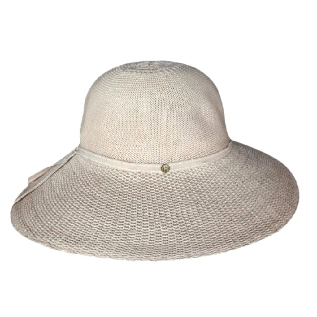 Emthunzini Hat: Capeline Ribbon trim beige