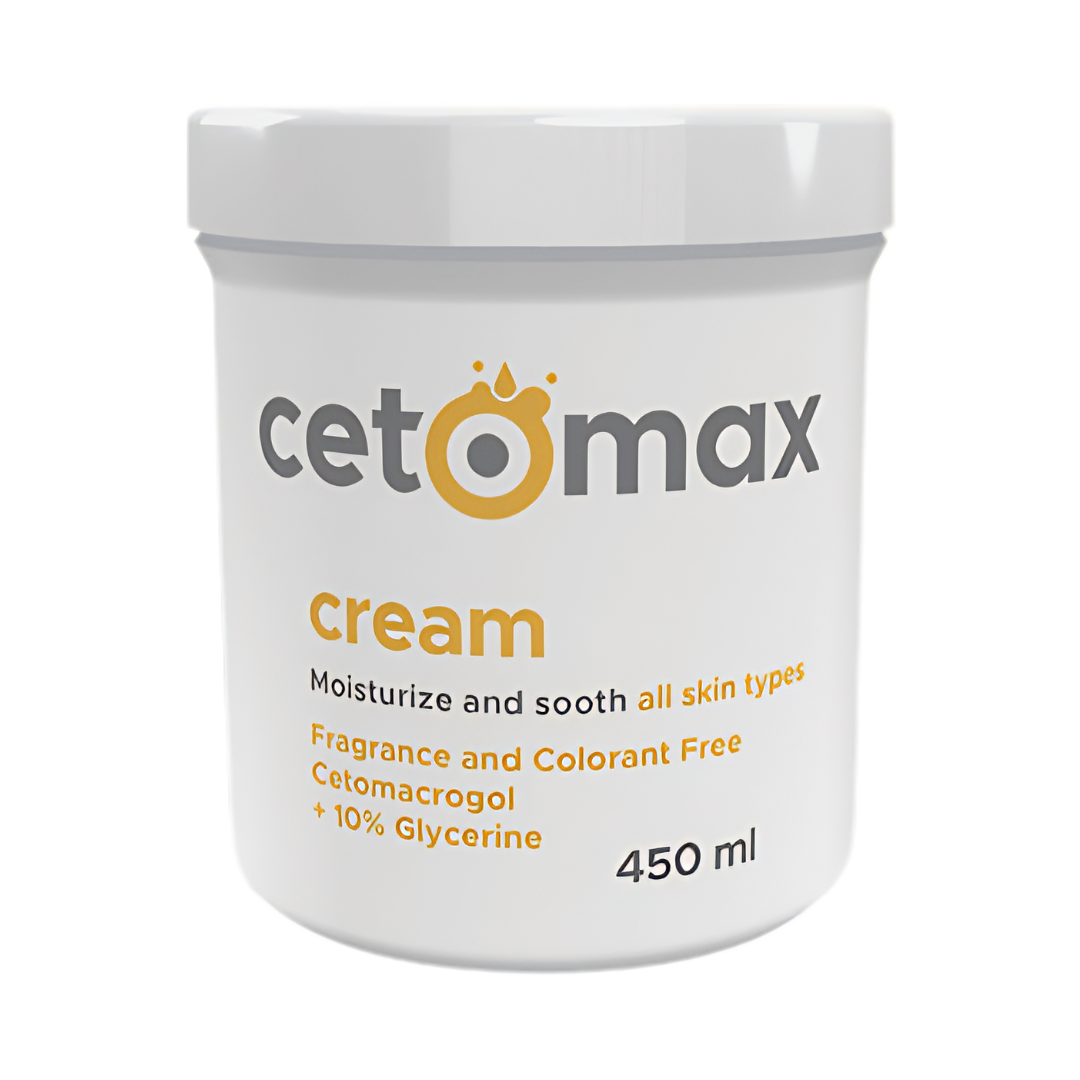 Cetomax Cream (450ml, 10% Glycerine)