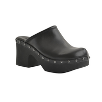 Tamaris 52402 Closed Toe Mule Mid Heel Clog