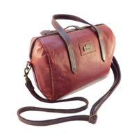 Der Lederhandler Riana Stiff Tobacco/Dark brown