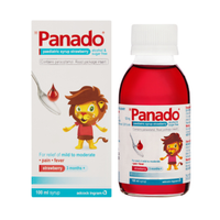 Panado Paediatric Syrup – Strawberry Flavour (100ml)