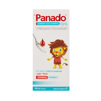 Panado Paediatric Syrup – Strawberry Flavour (100ml)